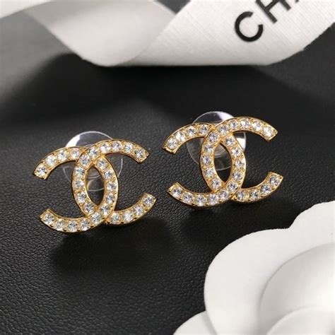 chanel double c earrings dupe|chanel double c earrings real.